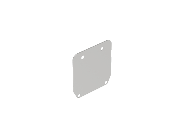 Zaślepka profila, stal nierdzewna profile 90x99mm